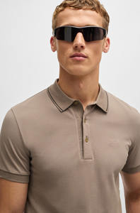 Vente en gros de t-shirts polo personnalisés pour hommes t-shirts polo coupe ajustée en coton doux et respirant pour une tenue décontractée t-shirts polo pour usage quotidien - Product Image 2