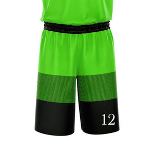 ชุดบาสเก็ตบอลสีพื้นแบบกำหนดเองราคาส่ง ระบายอากาศได้ดี ผลิตจากโพลีเอสเตอร์ 100% ชุดกีฬาพิมพ์ลาย ดีไซน์ใหม่ สำหรับทุกเพศ - Product Image 6