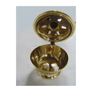 Quemador de Incienso de Metal Pulido de Lujo, Artesanía de Lujo, Incienso y Porta Incienso - Product Image 3