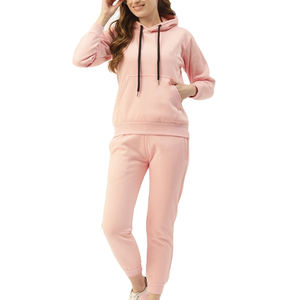 2025 nuevo chándal de entrenamiento para mujeres de talla grande ropa deportiva personalizada sudadera de lana y conjunto de pantalones de chándal ropa de calle de alta calidad - Product Image 3