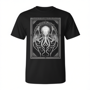 เสื้อยืดโปรโมทลายสัญลักษณ์คธูลูแบบเลิฟคราฟท์ - Product Image 2