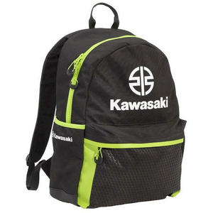 Sac à dos inspiré de la nouvelle ligne sportive Kawasaki, durable avec doublure en polyester - Product Image 1