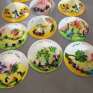 Chapeau conique écologique en feuille de palmier | Artisanat fait main | Prix direct usine - Product Image 6