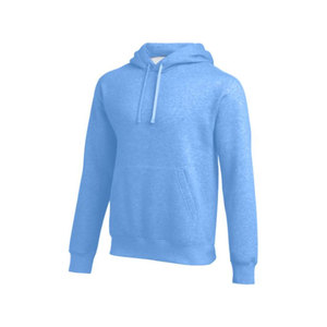 Jersey de alta calidad liso teñido de felpa en blanco personalizado cuello redondo algodón Sudadera con capucha cuello redondo sudadera para hombres - Product Image 6