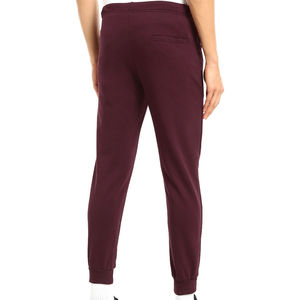 Pantalons décontractés de coupe ajustée à élastique moyen pour hommes, pantalons en tissu peigné écologique et anti-rides à motif droit - Product Image 3