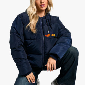 Nouvelle arrivée 2026, veste à bulles épaisse et chaude au design élégant sur mesure pour femmes, veste à bulles surdimensionnée et légère - Product Image 1