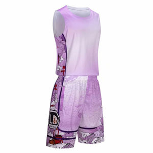 Uniforme de basket-ball sublimé short en jersey d'équipe personnalisé en gros vêtements de sport d'entraînement élégants confortables et durables - Product Image 2