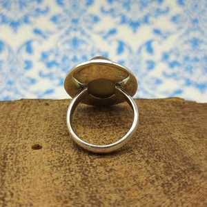 Anillo de plata 925 con revestimiento de titanio de Color cobre, anillo artesanal de piedras preciosas para bodas y fiestas - Product Image 3