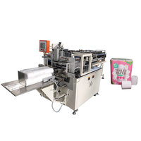 Machine d'emballage de papier toilette à double couche contrôlée par PLC avec une capacité de production de 4 à 6 sacs/min