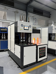 เครื่องเป่าขวด PET กึ่งอัตโนมัติ เกรดอุตสาหกรรม 2 ช่อง สำหรับขวดน้ำดื่มพลาสติก  แบบ DIY OEM/ODM ปรับแต่งได้ - Product Image 5