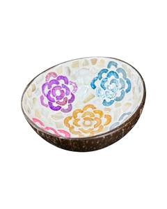 กะลามะพร้าวมาใหม่และแม่ของชามมุกทำด้วยมือที่มีพื้นผิวที่ไม่ซ้ำกันเหมาะสำหรับโอกาสสำคัญจากเวียดนาม - Product Image 5