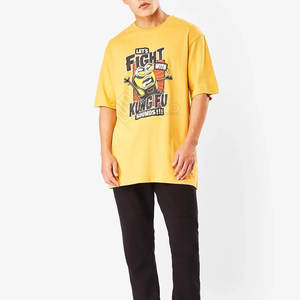 Camiseta media estampada de manga con estilo para hombre al mejor precio 100% algodón Street Wear Low MOQ - Product Image 5