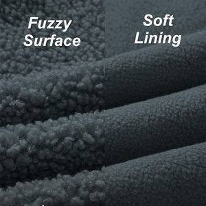 Veste polaire Sherpa professionnelle respirante pour femme avec logo personnalisé fermeture à glissière rayures et motifs de camouflage - Product Image 6