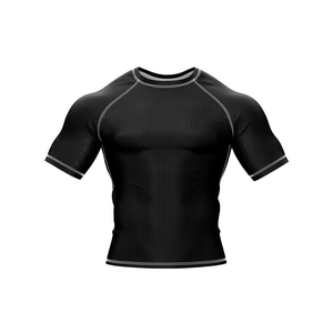Camiseta de Compresión de Manga Corta Personalizada de Alta Calidad, Camiseta Deportiva Lisa, Camiseta Deportiva con Logotipo Personalizado para Hombre - Product Image 5