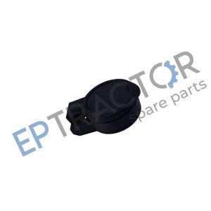 4 tapas protectoras de acero negro de 1.49" (38mm) para acopladores rápidos hidráulicos hembra, compatibles con el acoplamiento de tractor ISO 5675 - Product Image 3