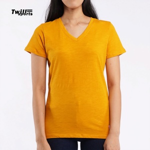 Camiseta de Manga Corta para Mujer, Cuello en V, Corte Regular, Tacto Suave, Transpirable, Secado Rápido, Nueva Colección Verano 2026 TWILL SPORTS - Product Image 1