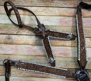 Nuevo Diseño de Alta Calidad, Arnés de Caballo Premium para Exhibición Ecuestre, Collarín de Acero Inoxidable Estilo Western - Product Image 2