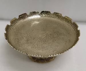 El último plato de latón para servir para el hogar, Hotel y restaurante, vajilla de mesa, plato y plato de latón con forma de loto de Color dorado - Product Image 2