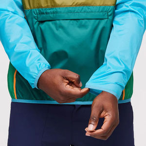 Logo personnalisé, poids léger, taille plus, vestes coupe-vent à demi fermeture éclair, vente en gros de veste coupe-vent à capuche de haute qualité pour hommes - Product Image 6