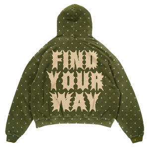 Nouveaux sweats à capuche et ensembles courts de qualité supérieure, streetwear, mode d'hiver, logo de marque personnalisé brodé, lavage à l'acide, chemise pour homme - Product Image 2