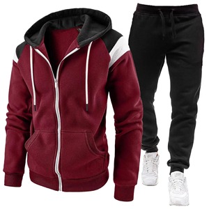 Conjuntos de chándal para hombre Sudadera con capucha y pantalones Mujer Jersey con capucha de color sólido + Pantalones Traje Ropa deportiva informal Conjuntos Hombre - Product Image 5