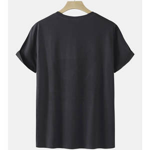 T-shirt léger de qualité supérieure pour hommes Hauts tricotés doux à séchage rapide Dernière conception Ringer de quantité en vrac T-Shirt personnalisé - Product Image 2