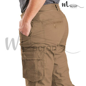 Pantalons cargo en coton extensible à 6 poches, couleur marron, nouvelle arrivée, meilleur fournisseur, conception personnalisée OEM en gros, 2025 - Product Image 6