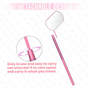 Espejo de pestañas con precio de fábrica, logotipo personalizado, espejo de extensión de pestañas de alta calidad, espejo de pestañas recién llegado de Bahasa Pro - Product Image 6