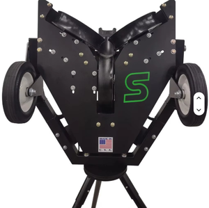 เครื่องขว้างลูกเบสบอลหมุนได้3ล้อขนาด XL อุปกรณ์ฝึกซ้อมระดับพรีเมี่ยม - Product Image 4