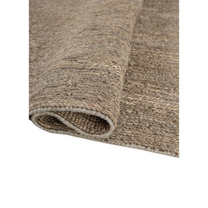 Alfombra Anudada a Mano de Yute y Cáñamo Estilo Kilim Azul PKJT-117 de Nomadic Threads, Tejido Plano, Color Sólido, Rectangular, a Rayas, para Entrada del Hogar - Product Image 2