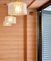 Panneaux en terre battue MCM légers, flexibles, ignifuges et imperméables pour revêtement mural extérieur, échantillons gratuits