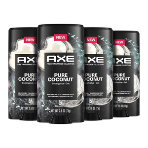 Desodorante en Barra AXE Colección de Fragancias Finas, Coco Puro, Paquete de 4 con 48 Horas de Duración, con Coco, Eucalipto y Esencia de Roble, 2.6 oz - Product Image 5
