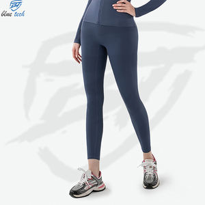 Leggings de yoga et de sport taille haute personnalisés 2023, couleurs personnalisées, respirants, logo personnalisé, maille sans couture, pantalon décontracté pour femmes - Product Image 5