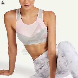 Soutien-gorge de sport léger pour femme, respirant, à maintien moyen, personnalisé par sublimation, fabriqué en usine, prix raisonnable - Product Image 4