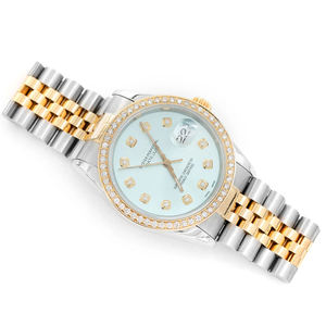 Reloj de Cuarzo de Lujo con Diamantes de Moissanita, Estilo Hip Hop, Esfera Redonda de Acero Inoxidable con Cristal - Product Image 3