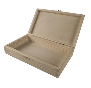 Boîte à bijoux en bois, emballage cadeau, décoration et boîte en bois sans couvercle, artisanat, objet décoratif pour la maison - Product Image 5