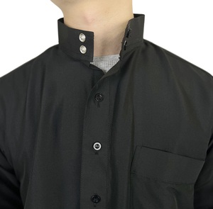 Color block Ban-Collar <b>Thobes</b> Bulk Orders Arabic Custom Made Thobe / Thawb Ban-Collar Summer Style <b>Thobes</b> <b>for</b> <b>Men</b> - Product Image 3