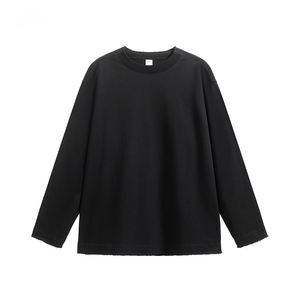 Autumn and Winter Men's Loose Top with Customizable Patterns <b>American</b> Street Style Round Neck Sweatshirt & <b>Hoodies</b> - Product Image 3