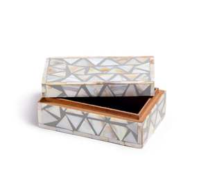 High End Quality Luxury Mother of Pearl Inlay (Sea Shells) Wooden <b>Box</b> for Jewelry Decoration - Product Image 1