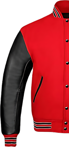 Veste universitaire personnalisable avec logo, en toile, coupe-vent, respirante, style streetwear, devant en polyester et coton - Product Image 3