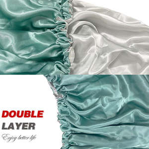 Bonnet en satin doux personnalisé pour femmes - Bonnet de sommeil décontracté réglable pour toutes les saisons - Product Image 3