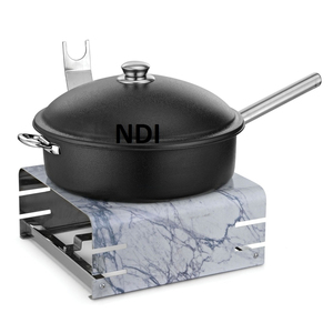 Recién llegado, cazuela y calentador de comida para Buffet, platos de frotamiento, tendencia superior, catering, plato de frotamiento, acabado negro - Product Image 2