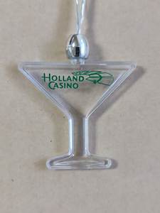Collier avec pendentif lumineux <span class=keywords><strong>Martini</strong></span> Glass Green Led avec logo personnalisé - Product Image 3