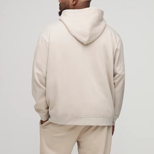 Sudadera con capucha de forro polar para hombre, personalizada, de invierno, informal, con cremallera completa, poliéster/algodón 300GSM, con logo DTF impreso, de secado rápido y transpirable. - Product Image 5
