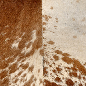 พรมหนังแท้แบบต่อผ้า |   พรมหนังวัวทำมือแบบ OEM - Product Image 6