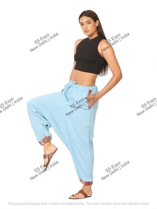 Women's Eco-Friendly Free Size Yoga <b>Pants</b> Breathable Tribal Nepali Harem Style Comfortable <b>Sexy</b> Canvas Material for Summer Work - Product Image 2