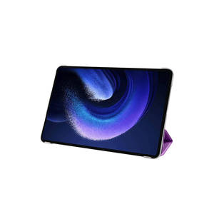 Netzy Navy Blue Premium Silicone Folio Case with Smart Cover <b>Stand</b> for Xiaomi Pad 6 Protective PC and PU Material - Product Image 6