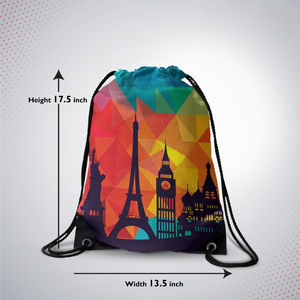 Bolsas con Cordón Personalizadas, Ligeras, 100% de Alta Calidad, Tamaño Adulto, Modernas, para Jugadores de Tenis - Product Image 1