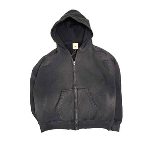 2024 Sudadera con capucha con logotipo personalizado Puff Print Hoodie Hombres Fabricantes Algodón de alta calidad Oversize Pull Over Sweatsuit Hombres - Product Image 6