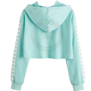 Ropa informal de alta calidad Sudaderas con capucha para mujer Precio razonable Sudaderas con capucha cortas más vendidas - Product Image 2